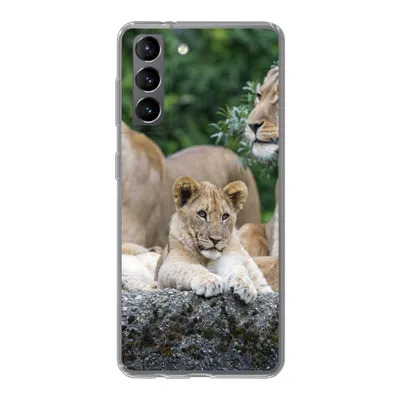 Produktbild von MuchoWow® Handyhülle Schutzhülle Hülle für Samsung Galaxy S21 Löwen - Tiere - Jungtiere Silikon Softcase Handy Hülle - Softcase