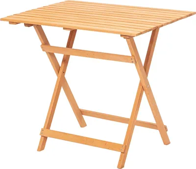 Produktbild von Dmora Outdoor Tisch Lestizza 80x60x72h cm Braun, 4 Plätze, Klappbarer Tisch