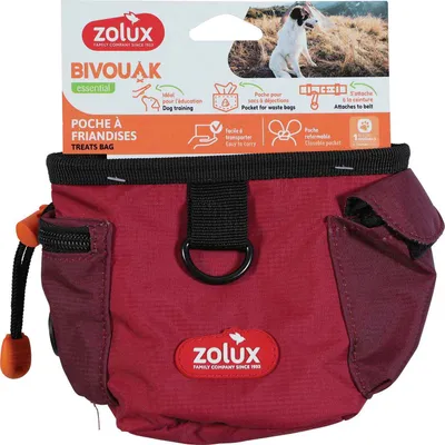 Obrázek produktu pro Taška na pamlsky BIVOUAK červená Zolux