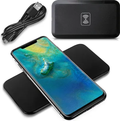 Produktbild von Für QI Schnell Ladegerät Kabellos für Huawei Mate 20 Pro Induktives Laden Wireless