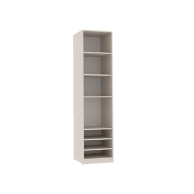 Produktbild von Marmex TRES 05 Kleiderschrank 50 cm mit Einlegeböden - Graubeige Cashmere