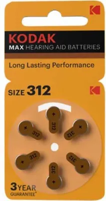 Produktbild von Kodak P312 Alkalibatterie 6 Einheiten    One Size