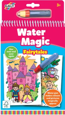 Produktbild von Galt Toys Water Magic - Fairytales, 6 Seiten, Junge/Mädchen, Marker enthalten, Bilder-Set zum Ausmalen