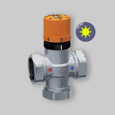 Zdjęcie produktu dla Termostatyczny mieszacz do instalacji solarnych Far 1"