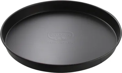 Produktbild von Dr. Oetker Pizza- & Kuchenblech Ø 28 cm, Backblech für saftigen Kuchen & knusprige Pizza, Kuchenform aus Stahl mit Antihaftbeschichtung