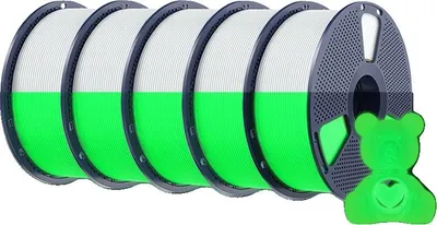 Obrázek produktu pro vlákno pro 3D tiskárny, svítí ve tmě, vysoká odolnost proti nárazu, svítící WGN