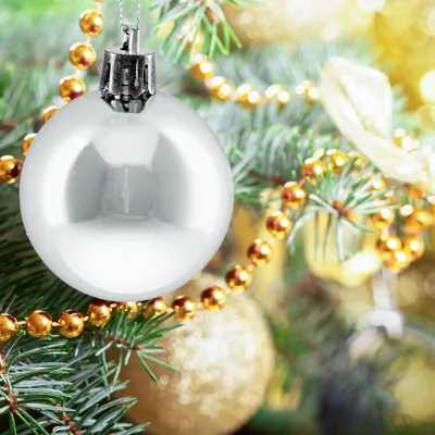 Imagen del producto de Juego de adornos navideños, 50 adornos brillantes