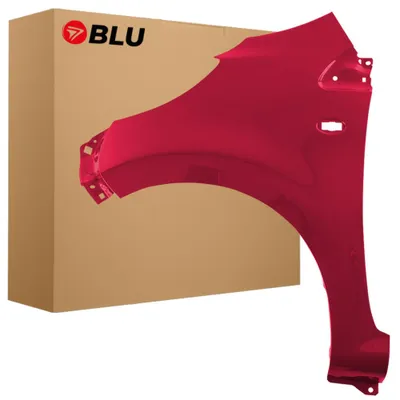 Obrázek produktu pro BLU Blatník náhrada pro Citroen C1 KJH Levý Červená ScarletRot | 2005-2014 | Přední | Lakovaný | Připravený k montáži | Pozink, Obrázek vytvořený pomocí AI