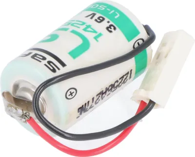 Produktbild von 3.6V Ersatzbatterie CR1/2AA mit Kabel und Stecker passend für die Siemens 575332TA Batterie, 3,6 V