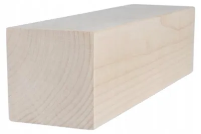 Immagine prodotto di Piedino per mobili - 8x8x30 cm - Legno di frassino - Accuratamente levigato - Pronto per essere verniciato o dipinto - Bordi leggermente arrotondati - Piedino per mobili