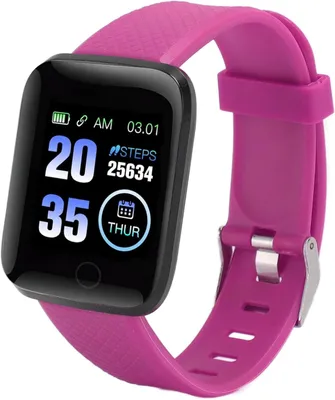 116 Plus Smartwatch 13 Inch Fitness Uhr mit Anruf und Nachrichten Erinnerung IP67 Wasserdicht Schrittzähler Sportuhr