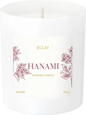 Produktbild von ÉCLAT Hanami Duftkerze – Sojawachs, vegan, Brenndauer bis zu 45h, 280g