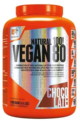 Produktbild von Extrifit Vegane 80 2000 g Schokolade