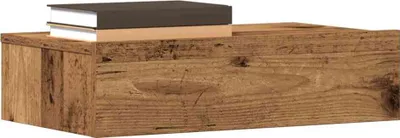 Obrázok produktu pre vidaXL Nočný stolík vzhľad starého dreva 60x35 cm materiál na báze dreva
