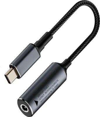 Produktbild von INF 5525 Buchse auf Typ-C Stecker 140W Kurzes Kabel Adapter - Power Delivery