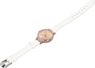 Imagen del producto de Reloj minimalista para mujer, ultra delgado, con correa de cuero, diseño casual y moderno. Reloj de pulsera para mujer, ideal para combinar con ropa sencilla, con movimiento de cuarzo y esfera blanca
