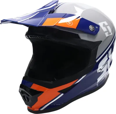 Image de Shot Furious Spirit casque de motocross, gris/bleu, S (55/56)