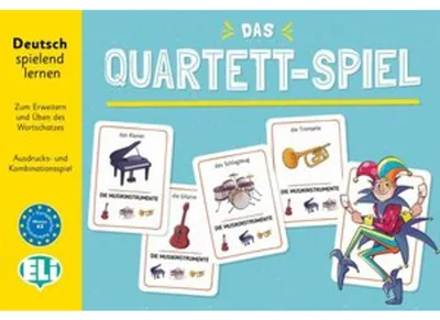 Produktbild von Quartett-Spiel für Wortschatzerweiterung, logisches Denken und Kombinationsfähigkeit