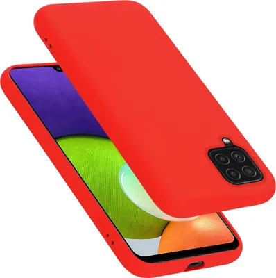 Obrázek produktu pro Cadorabo ochranné pouzdro pro Samsung Galaxy A22 4G / M22 / M32 4G pouzdro v červené barvě kryt mobilního telefonu TPU pouzdro