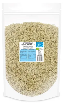 RYŻ BASMATI PEŁNOZIARNISTY BIO 5 kg - HORECA (BIO PLANET)