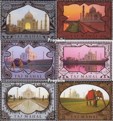 Produktbild von Briefmarken UNO - Genf 2014 Mi 864-869 (kompl.Ausg.) postfrisch UNESCO Welterbe Taj Mahal