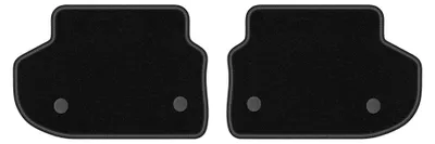 Immagine prodotto di Tappetini posteriori in moquette per BMW 5 F10_FL 2013-2017 (berlina) – 2 pezzi, neri, su misura – Wielganizator LUX