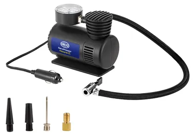 Produktbild von alca® Mini Auto Kompressor, elektrische Luftpumpe, tragbarer Luftkompressor, 12V, 17 bar