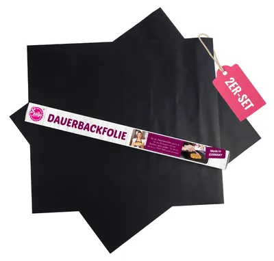 Backfolie 2er-Set 44x39 cm antihaft bis 260°C