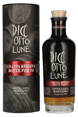 Image de Marzadro DICIOTTO Lune Botte Porto 42% Vol. 0,5l en boîte cadeau