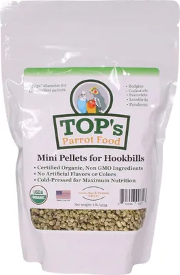 Produktbild von Top's -Papageienfutter - Mini - Granulat für Nymphensittiche und andere kleine Papageien 453g