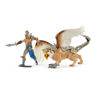Produktbild von Schleich - Tierfiguren, Kämpfer mit Greif; 70129