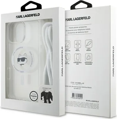 Produktbild von Karl Lagerfeld Klhmp16lhcchnt Iphone 16 Pro 6.3´´ Handyhülle    One Size