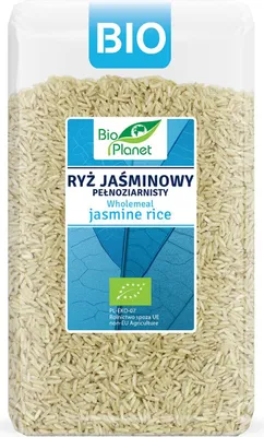 RYŻ JAŚMINOWY PEŁNOZIARNISTY BIO 1 kg - BIO PLANET