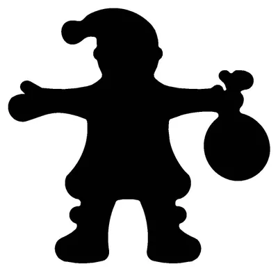 Productafbeelding van WEDO Motivloofballon, groot, Kerstman