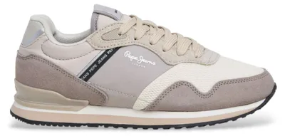 Imagen del producto de Zapatillas deportivas Pepe Jeans para mujer, modelo London Sand, color gris (gris claro), talla 40 EU