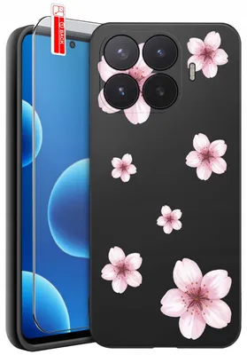 Productafbeelding van Beschermhoezen voor de Xiaomi 17T Pro – Designs | Mat siliconen hoesje + 9H-glas