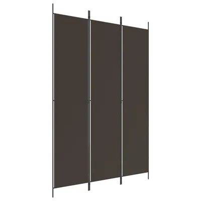 Produktbild von vidaXL 3-tlg. Paravent Braun 150x220 cm Stoff