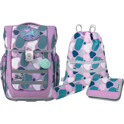 Produktbild von McNeill Schulranzen Ergo Compacto Schoolbag Set 5-teilig Barba rosa
