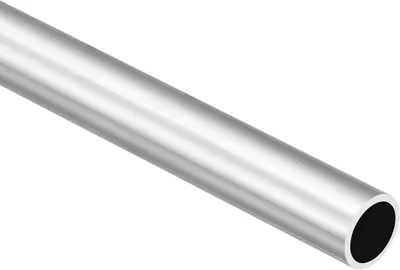 Productafbeelding van Aluminium Ronde Buis - Metalen Pijp - Doe-het-zelf Projecten - Corrosiebestendig Materiaal - 300 mm Lengte - Aluminiumkleurig