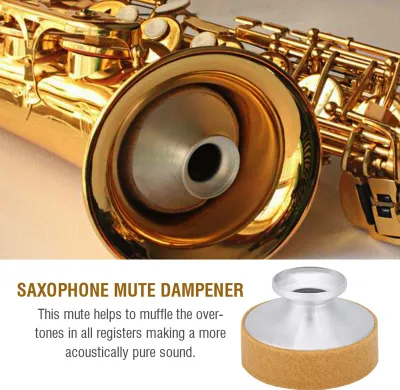Zdjęcie produktu dla Wyciszenie saksofonu, wyciszenie saksofonu sopranowego, tłumik wyciszenia saksofonu sopranowego, tłumik wyciszenia saksofonu sopranowego, część instrumentu muzycznego