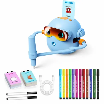 Produktbild von Kinder-Zeichenroboter, intelligenter Zeichenlernroboter, automatisches Zeichnen, Schritt-für-Schritt-Lernspielzeug, Lernspielzeug zur frühen Förderung