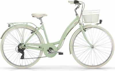 Produktbild von MBM Citybike New Primavera 26 Zoll, Damenfahrrad, minzgrün/grau
