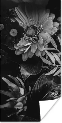 Produktbild von MuchoWow® Poster Blumenstrauß - Stilleben - Blumen - Pflanzen - Rot 20x40 cm - Plakat - Foto