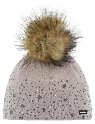 Obrázek produktu pro Eisbär Rana Lux Crystal Beanie Brushed Silver/Anthrazit/Beige UNI Lyžařská čepice