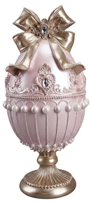 Productafbeelding van Clayre & Eef Decoratieve figuur, ei, Ø 15x31 cm, roze, kunststof