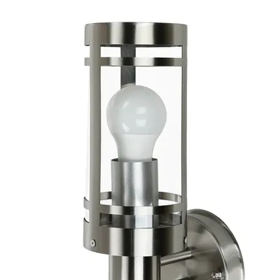 Produktbild von Außenleuchte Edelstahl IP44 Modern E27 Wandlampe Haus Hof Garten