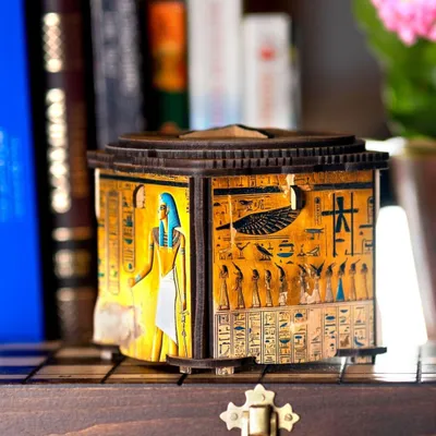 Obrázek produktu pro EscapeWelt Dřevěný hlavolam Secret Lock Box barevný