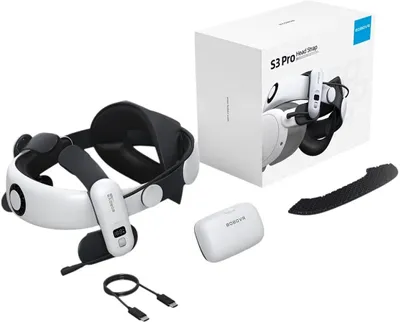 Produktbild von BOBOVR S3 Pro, Gurt, Frontmontiertes Display, Weiß, META, Meta Quest 3, 3S, 10000 mAh