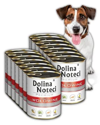 Zdjęcie produktu dla Dolina Noteci Premium Wołowina Mokra Karma Dla Psa 12x800g