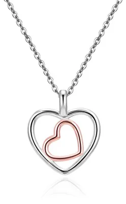 Image de Magnifique collier en argent Heart AGS1535/47